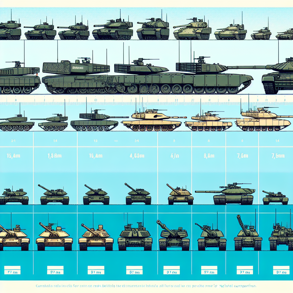各国の主力戦車の比較解説